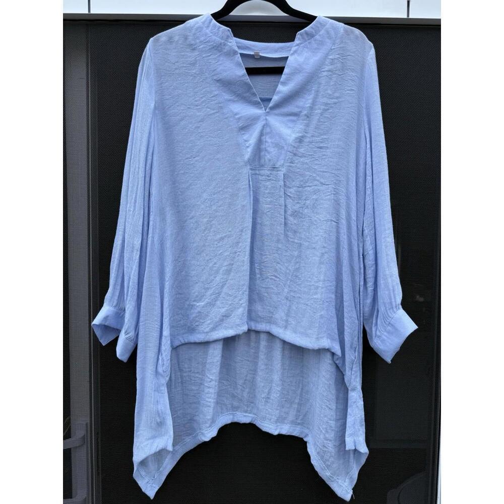 Blue Woman‎ Bloues Long Sleeve Size M